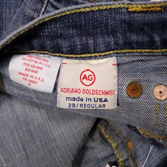 AG Jeans Adriano Goldschmied Flare Jeans with Split Hem Size 29 #1044 - Picture 5 of 6